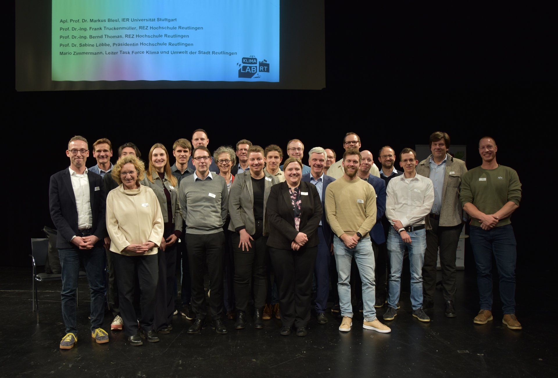 Das Steuerungsteam des Reallabors Klima-RT-LAB. (Foto: Hochschule Reutlingen)
